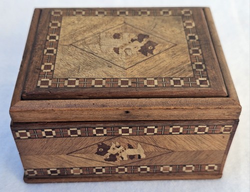 Vintage japanese wooden yosegi - japanese,