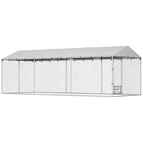 Pawhut outdoor dog kennel - pawhut,