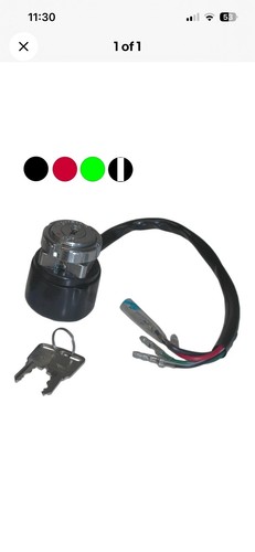 Ignition switch for 1972 honda - ignition,