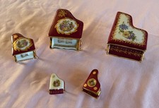 Limoges France Porcelain Pianos x 5