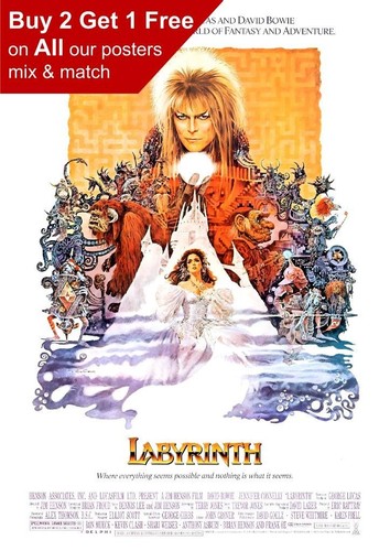 Labyrinth 1986 movie poster - 1986,