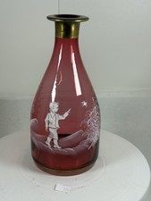 Antique Mary Gregory Cranberry
