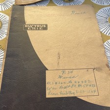 RUSTON BUCYRUS P24/28 Winch-ih T14-TD18 tractor instructions & PARTS CATALOGUE