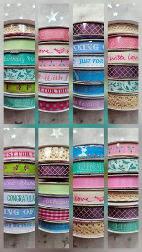 Bundle reel 1cm ribbon - bundle, 6x