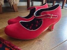 Joe Browns Red Size 5 Vintage