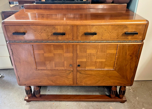 Vintage art deco 1930 wooden - vintage,