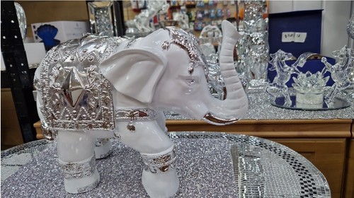 Luxury white and silver - and,