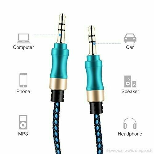 Aux cable audio lead 5mm - aux,