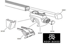 Thule 757 Footpack spares