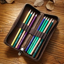 Genuine Leather Pencil Case