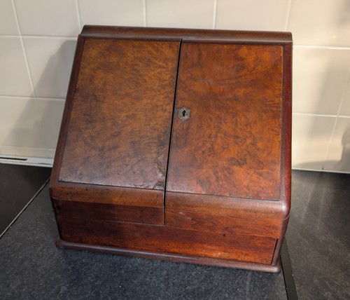 19th century walnut desk top - walnut, desk-top