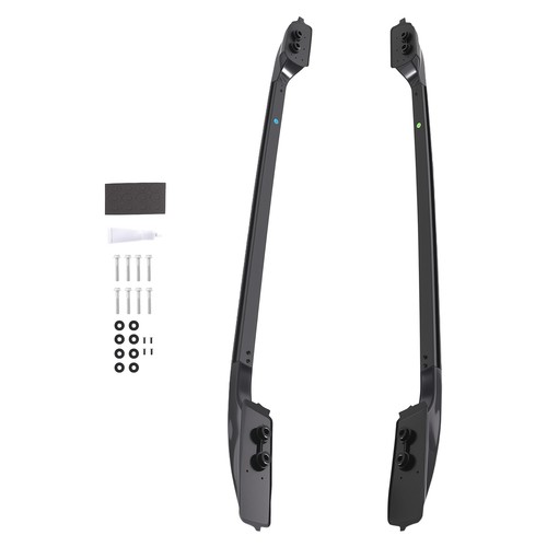 Black roof rails - black, aluminium