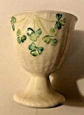 BELLEEK. SHAMROCK EGG CUP