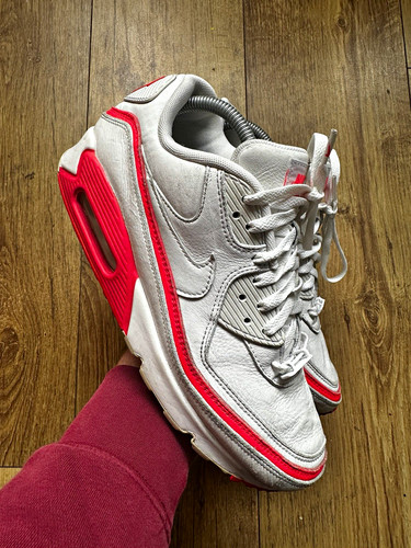 Nike air max white red - air, white/red