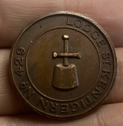 162 freemason masonic token - 162.,