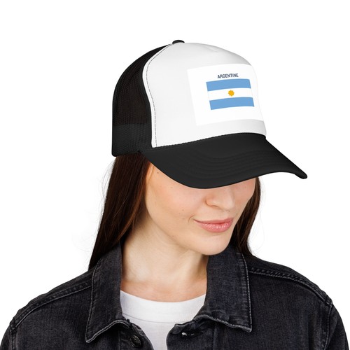 Argentina flag foam - foam, trucker