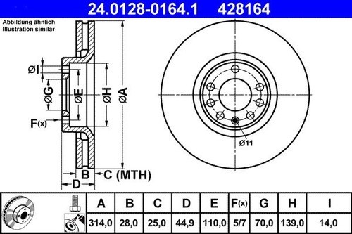 Brake disc for - disc, signum