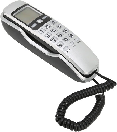 Retro wall phone with - retro,
