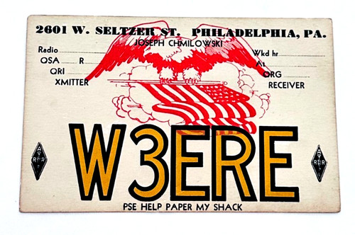 1939 qsl ham - qsl,