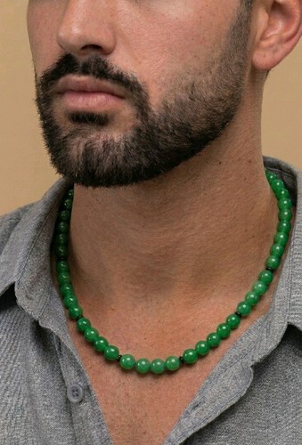 Green jade glass - glass, 8mm
