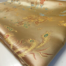 Gold Chinese Brocade Fabric