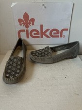 Rieker Flat Slip on Leather