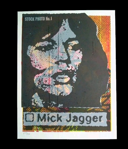 Mick jagger print mafia - jagger, #/40