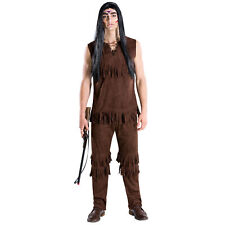 Men's costume chief Indian Apache Western Wild West suitable for Carnival