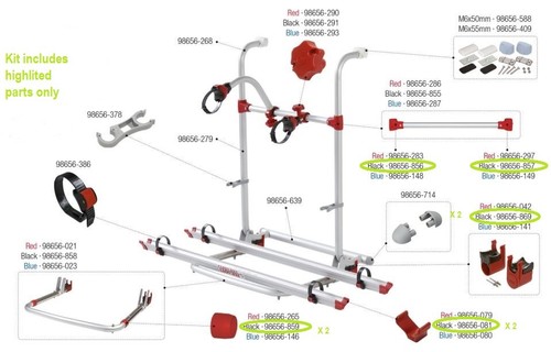 Fiamma bike rack - bike, pro