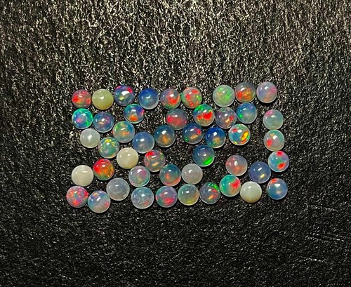 Natural ethiopian opal round - ethiopian,
