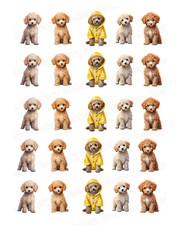 Poodle Dog Cake Topper Party