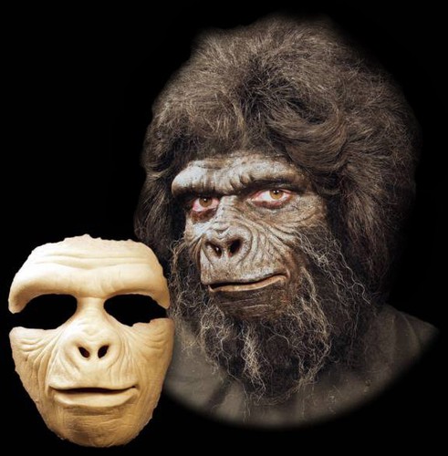 Gorilla ape halloween mask - ape,