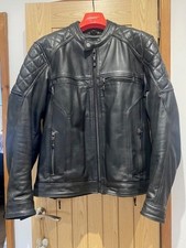 Men’s Oxford AA Leather Motorcycle Jacket 2XL Black New Without Tags
