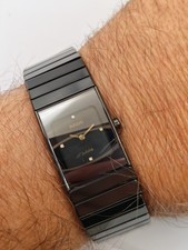 RADO MEN WATCH JUBILE  HIGH-TECH CERAMIC DIAMOND UNISEX WATCH 