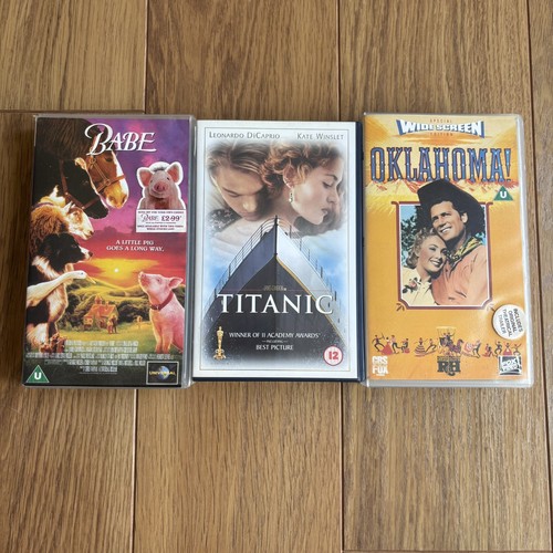 Vhs bundle titanic oklahoma - bundle,