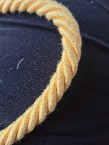 Vintage gold upholstery cord - gold,