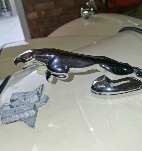 Jaguar chrome bonnet emblem - bonnet,