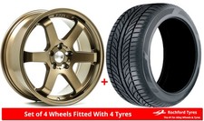 Alloy Wheels & Tyres 18" 1AV ZX6 For Nissan Primera [Mk3] 02-08