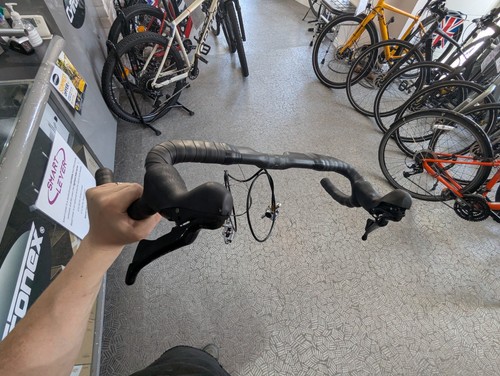 Carbon gravel bars with - carbon,