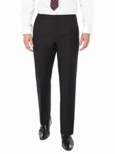 Mens Black Herringbone