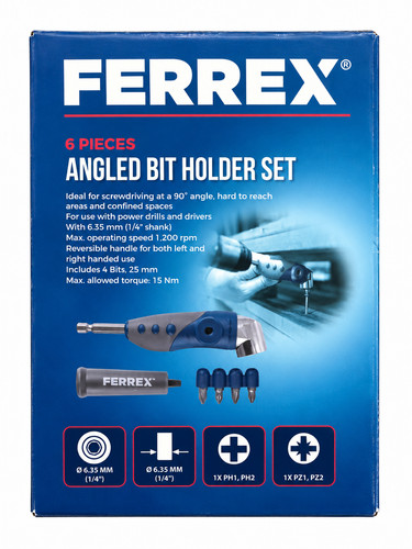 Ferrex 6pc angled bit - ferrex,