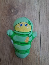 Vintage Playskool Glow Worm Lil Squeakers Plush Toy 1986