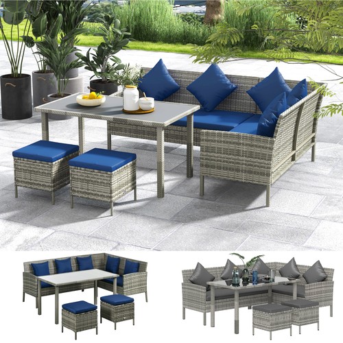 Pieces rattan sofa set - sofa,