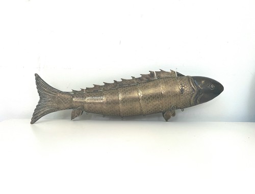 Vintage large metal brass - metal,