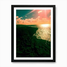 Vivid Irish Coast Art Print