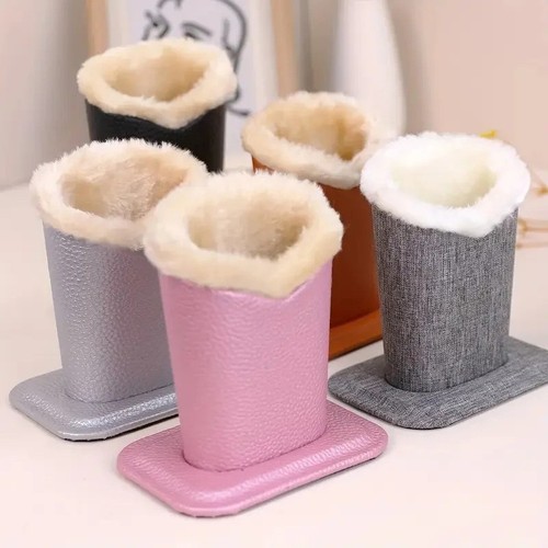 Soft plush lined glasses desk - lined,