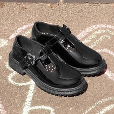 Walkright Girls Shoes Black