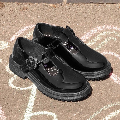 Walkright girls shoes black - walkright,