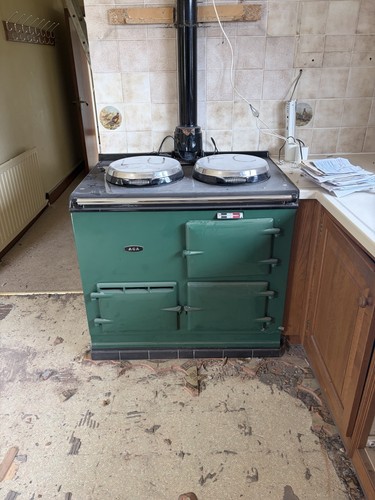 Aga 13amp two - oven, iron