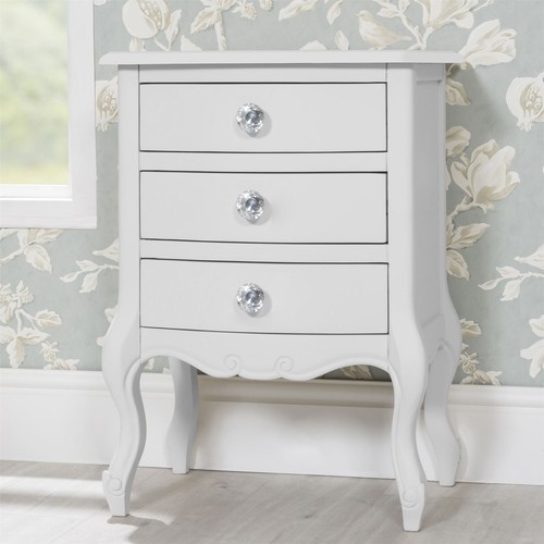 Juliette white bedside table - juliette,